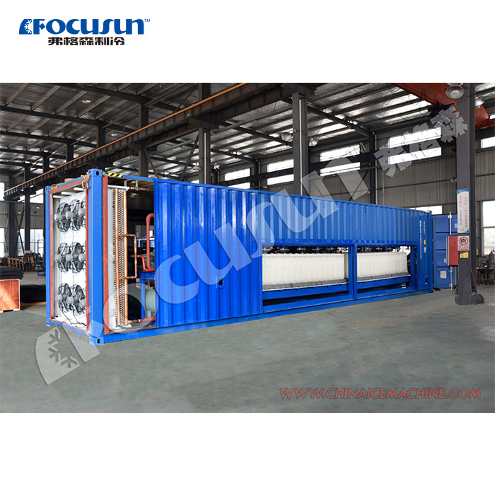 Bitzer Compressor Industrial Ice Making Machine for Easy and Containerized Ice Production