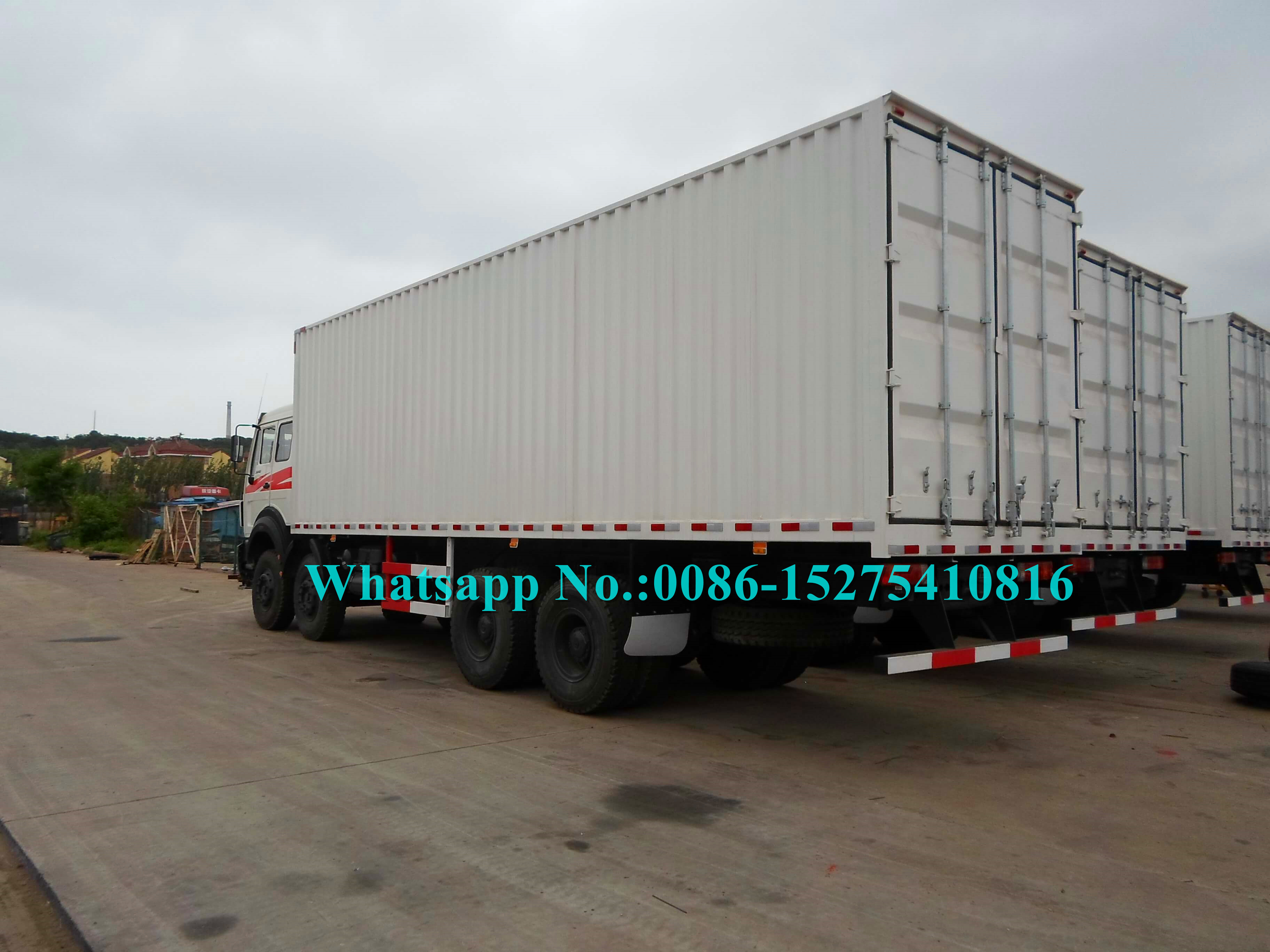 North Benz brand new 8x4 4134B 50Ton 340hp 12 wheeler Heavy Off Road Container Cargo Truck for Africa