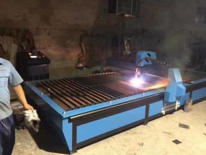 China Metal Plasma Cnc Cutting Machine / New Plasma Cutting Tables For Sale wholesale