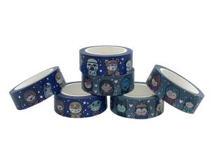 China 10m CMYK Print Silver Foil Washi Paper Tape wholesale
