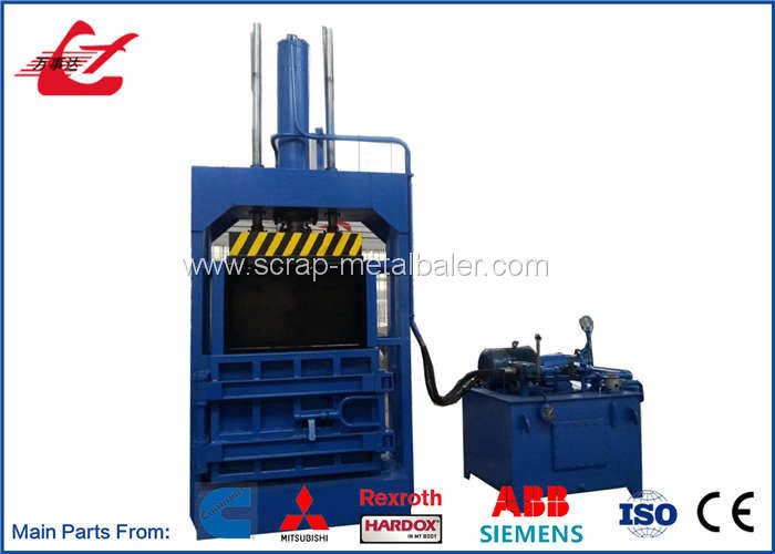 Newspaper Baler Paper Scrap Machine , Waste Paper Recycling Machine Safe Control
