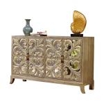 SGS Living Room Antique Bedroom Cabinet Solid Wood Painted Cabinet Chest Of