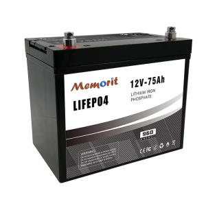China Energy Storage Lead Acid Replacement Battery Pack 12V 75AH LFP Lifepo4 Battery wholesale