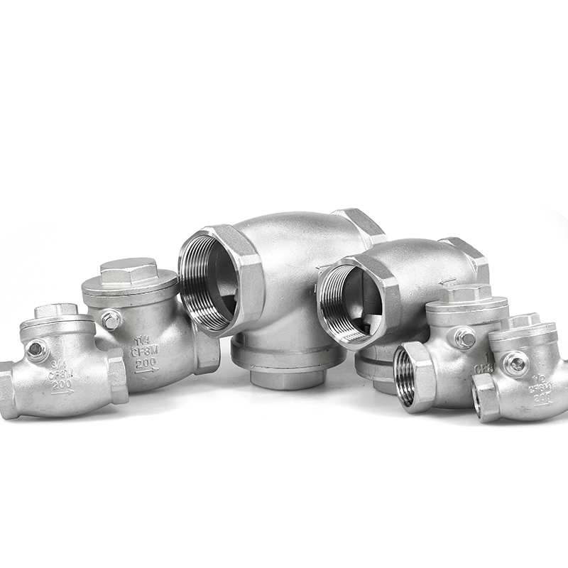 1/2"-4" CF8 Swing Check Non Return Valve Stainless Steel UL Certification