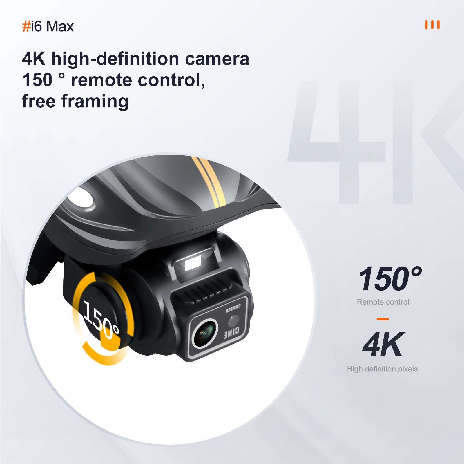 I6 Max Obstacle Avoidance Night 4k Dual Camera Aerial Fpv Drone Brushless Motor Wind Resistant Optical Flow Rc Quadcopter