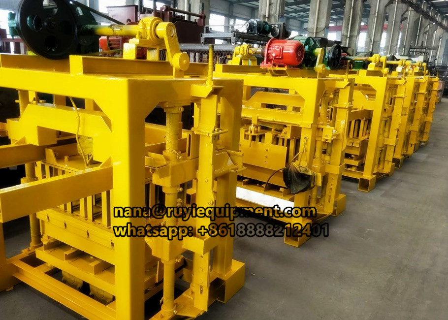 semi-automatic concrete block machine for hollow blocks paving blocks