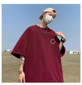 China Round Neck Casual Oversized T Shirt Casual Clothing Summer Men Shirts on sale