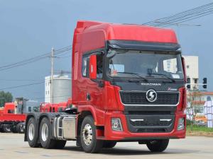 China SHACMAN X5000 Tractor Head 6x4 460HP EuroV Red Truck Tractor Head wholesale