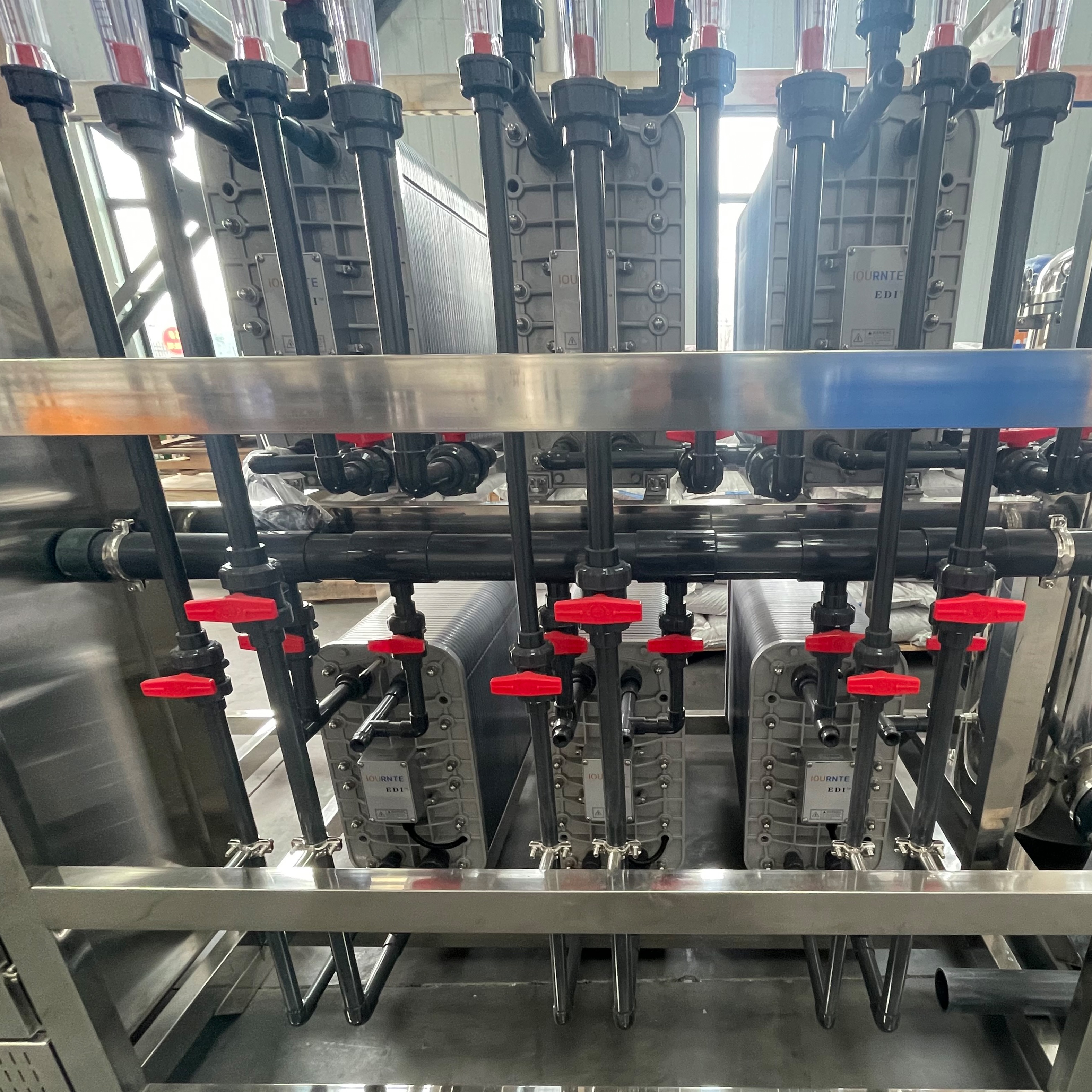 PLC Controlled 30ton Electrodeionization Module for Ultra Pure Water RO Purification