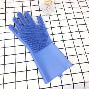 China Best Amazon Hot Heat Resistant Kitchen Five Finger Barbecue Grilling Rubber Silicone Oven Reusable Cooking BBQ Glove for cooking wholesale