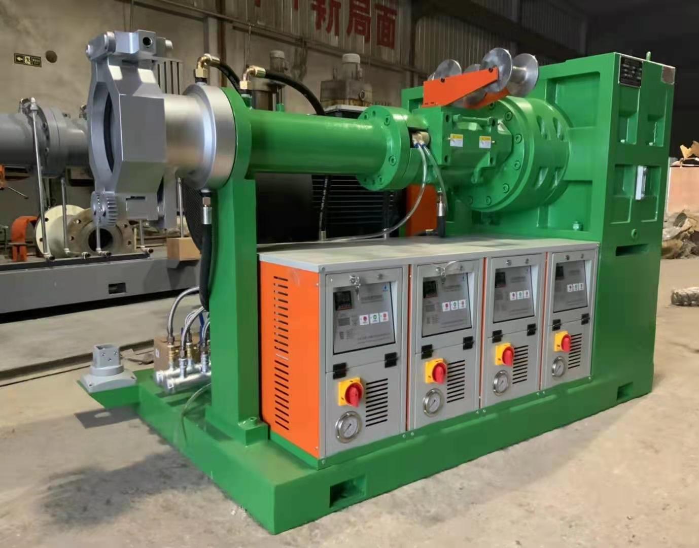 2000kg/n Throughput Cold Feeding Extruder for Cable Production 6000x2600x1800MM Size