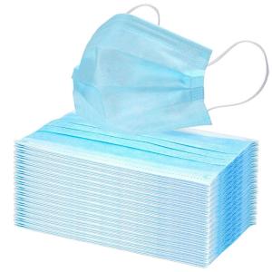 China Soft 3 Ply Disposable Face Mask Non Woven Material Low Respiratory Resistance wholesale
