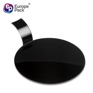 Wholesale round shape disposable plastic cake tray with handle