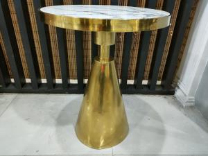 China Casual Stainless Steel Marble Coffee Table wholesale