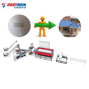 China UPVC ASA PVC Wave Roof Tiles Sheet Extrusion Line wholesale