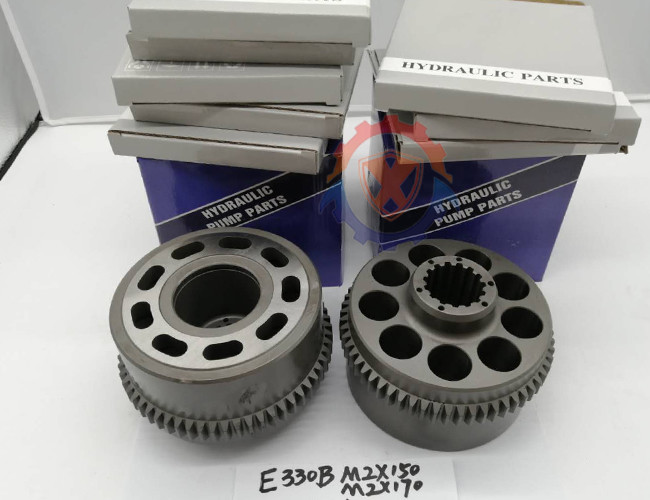 Steel Hydraulic Swing Motor Excavator Parts E330B M2X150 M2X170
