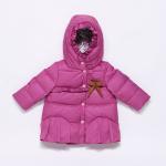 China Suppliers Kids Fashion New Design Thermal Winter Hooded Quilted Down Girls