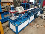 Steel Aluminium Shutter Door Roll Forming Machine With Hydraulic Cutting Device