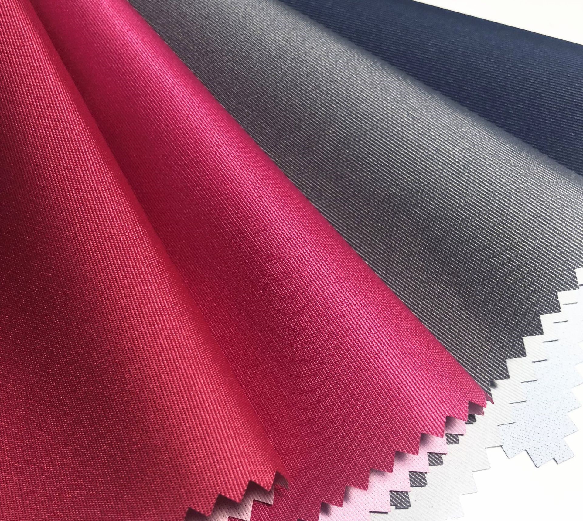 228t Polyester taslan waterproof breathable wet coating 75d*160d outwear fabric