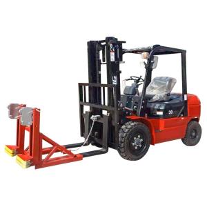 China ISO Double Drum 280kg 450kg Forklift Attachment For Mitsubishi wholesale