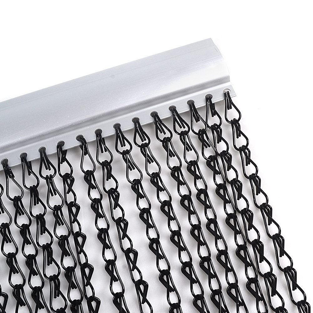 Light Weigh Metal Mesh Curtain Anodizing Powder Coating Polishing Brushing 1m-3m High Strength Fireproof