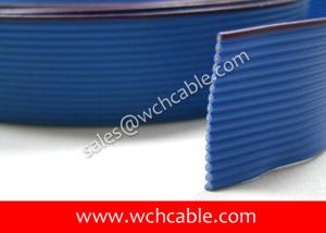 China Halogen Free XLPE Flat Ribbon Cable UL4478 #28AWG 10Pins 2.0mm Pitch VW-1 wholesale