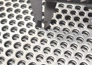 China Perforated Metal Mesh Plate for Construction 12mm*3.0mm Thickness wholesale