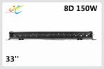 8D 150W LED light bar, single row 33'' led light bar, suv/4x4 offroad/truck/car