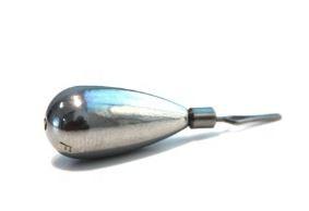 China Customized 3/64 oz Tungsten Fishing Sinker Skinny Tear Drop Shot wholesale