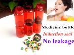 Red Pharmacy Prescription Bottles 100ml 150ml Capsule Storage