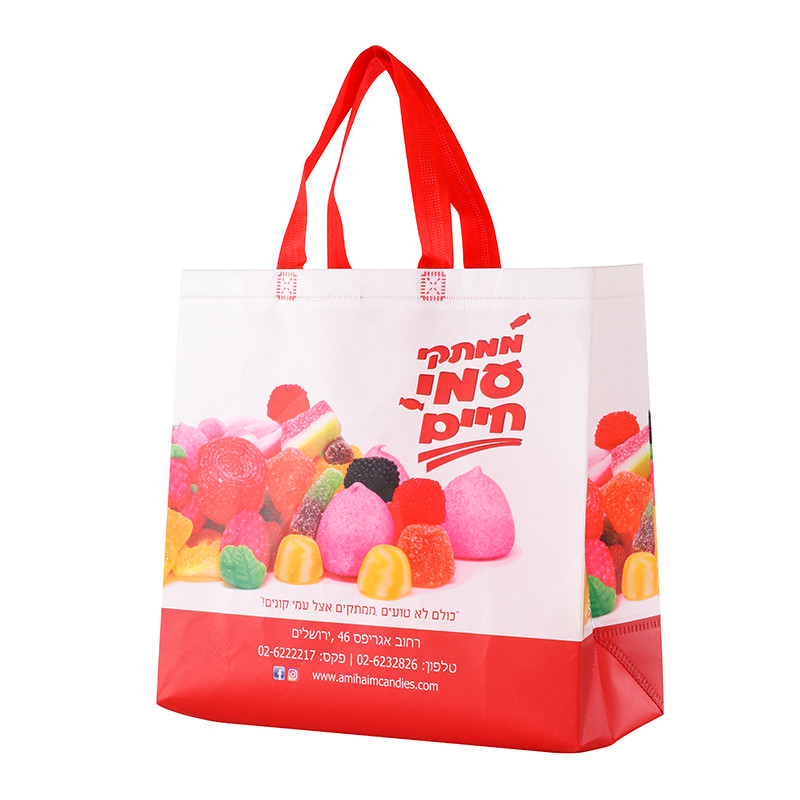 Eco Friendly Colorful Reusable Non Woven Promotional Bag