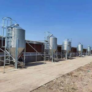 China Animal Husbandry Agricultural Feed Bins Galvanized Grain Storage Silo wholesale