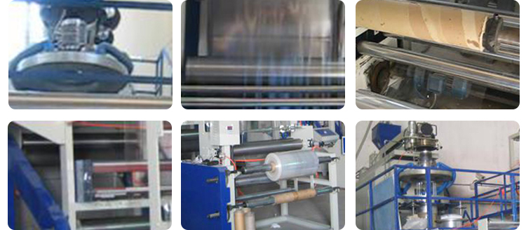 Single Layer High Speed Plastic PP Film Blowing Machine for Plastic bags