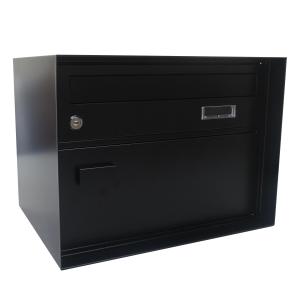 China Outdoor Residential Garden Steel Mailbox Waterproof Letterbox Parcel Box wholesale