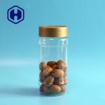 1000ml PET Jar Bottle Gold Screw Top Round Snacks Coffee Beans Transparent