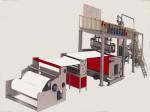 PP Nonwoven Cloth Making 55KW Meltblown Machine