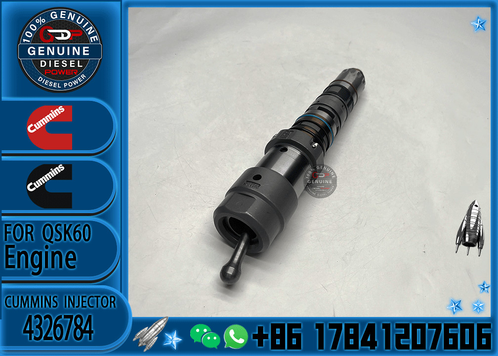 Common Rail Fuel Injector 4326781 4076533 4954374 4326784 or Cummins Engine QSK23 QSK45 QSK60 Injector