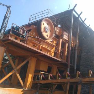 China PE750*1060 Basalt Limestone Jaw Rock Crusher Easy Maintenance wholesale