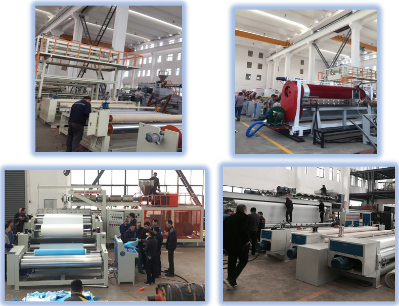 7300mm Geomembrane Manufacturing Process Hdpe Geomembrane Making Machine