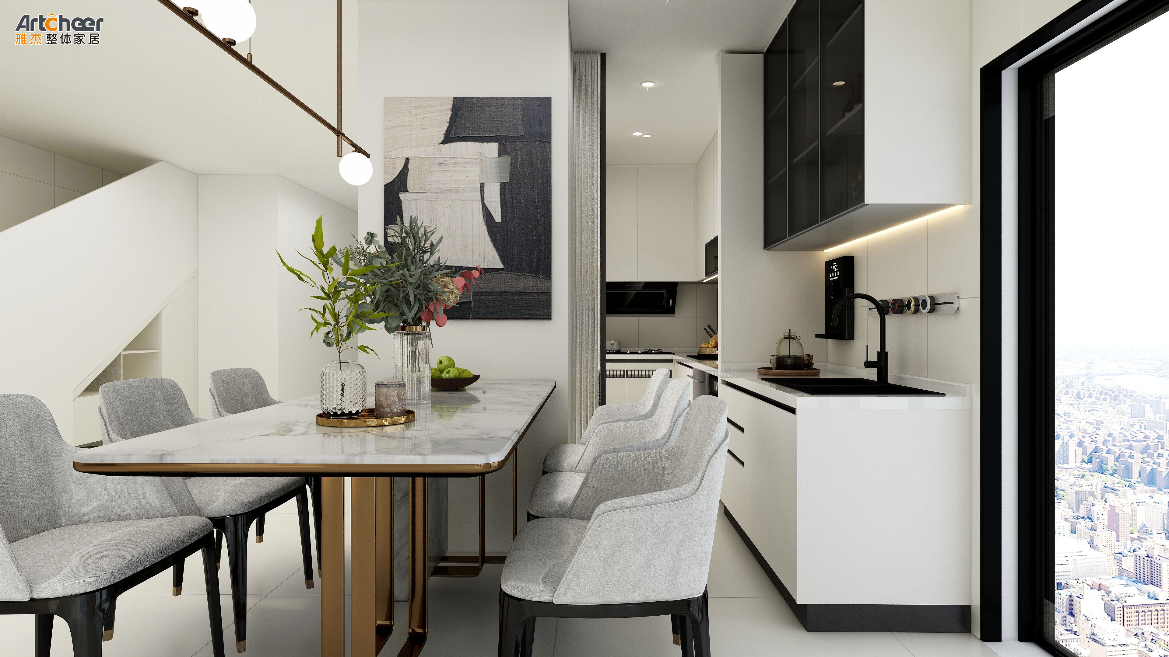 American Shaker Style Solid Wood Kitchen Cabinets with Modern Stylish Sink Accessories