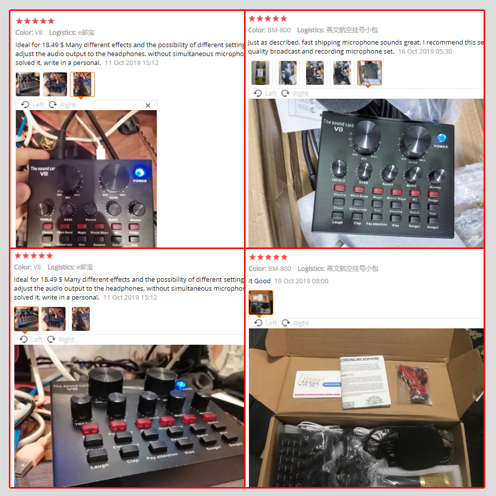 2.5m 1200mah Audio Technica Sound Card , Mixer V8 Audio Usb Live Sound Card