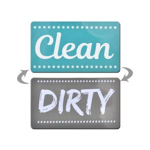 China Square Double Sided Dishwasher Magnet clean dirty Target For Refrigerator wholesale