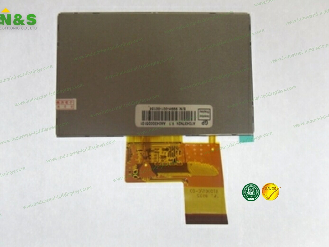 RGB Vertical Stripe 4.3 Inch Innolux LCD Panel AT043TN24 V.1 480 × 272 For Automobile