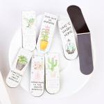 Personalised Magnetic Bookmark Clips Flowers Plants For Teachers Students