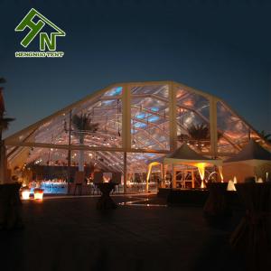 China Aluminum Structure Luxury Transparent Banquet Tent Party Polygon Canopy wholesale