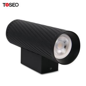 China Cylinder Surface Mounted Recessed Downlight Adjustable Black Aluminium Spotlight wholesale