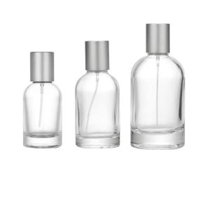 China Acrylic Cap 30m Cylindrical Perfume Bottlel Bayonet Spray Volatilized wholesale