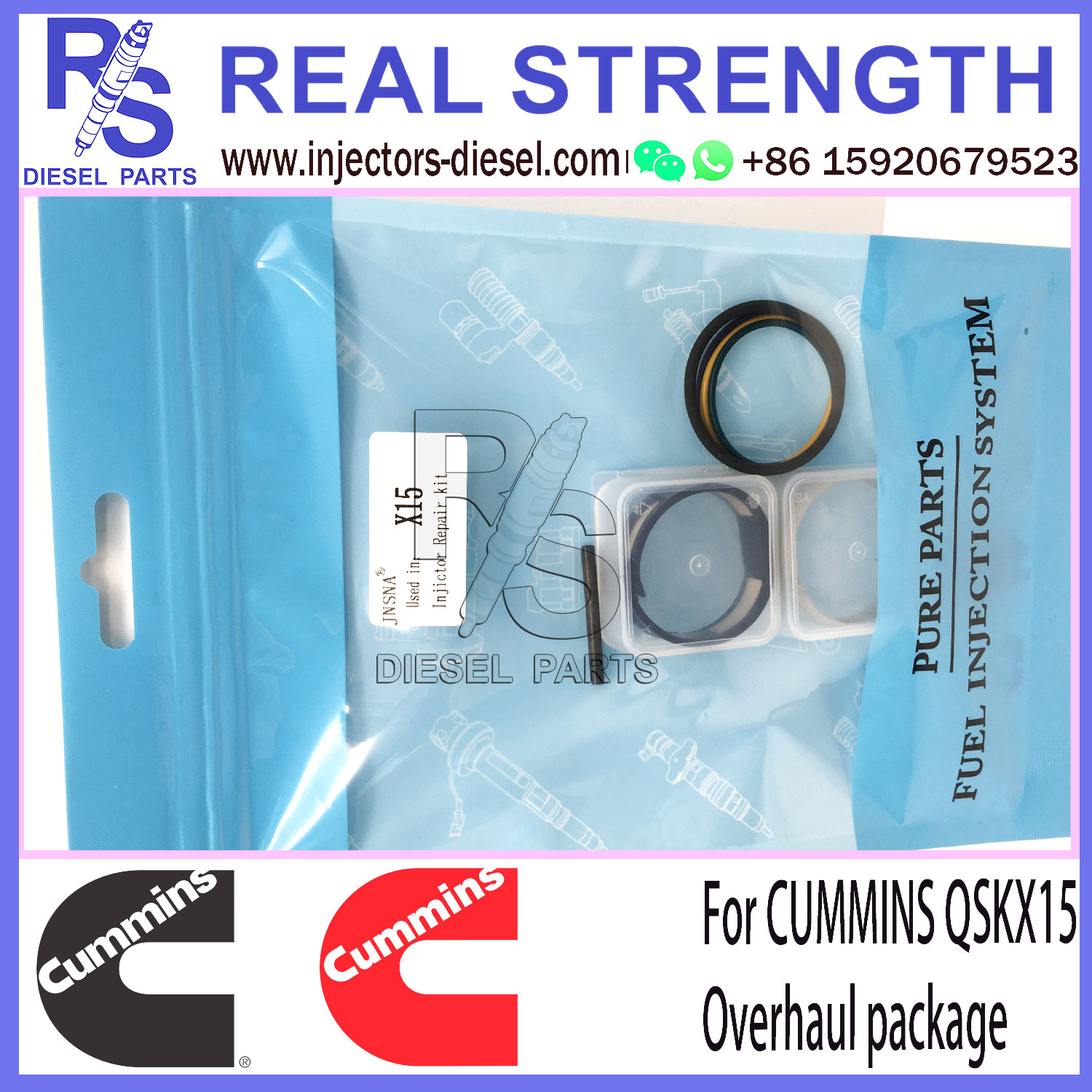 QSKX15 Injector Repair Kit Cummins Injector Rebuild Kit Original Package