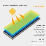 3.2V/50AH LiFePO4 Battery Solar Street Lights Outdoor Waterproof 819*414*168mm