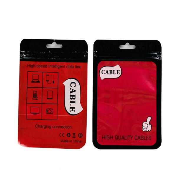 Daily Multiple Uses USB Flash Disk Packing Aluminum Foil Packaging Bags With Matt Clear Window